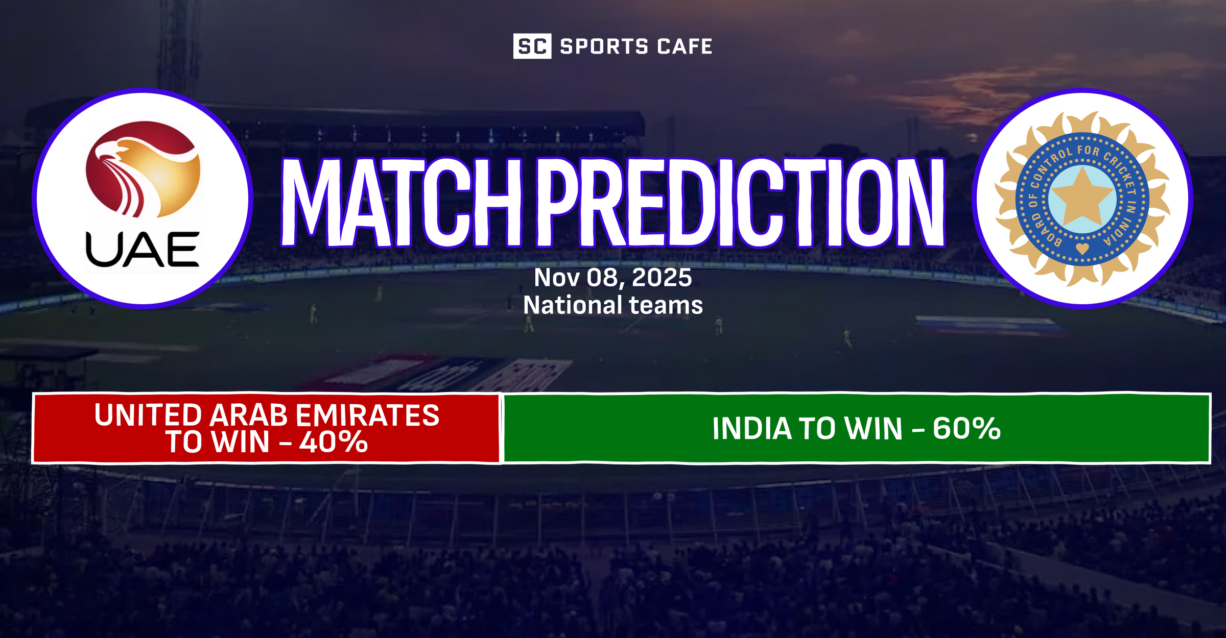 United Arab Emirates vs India